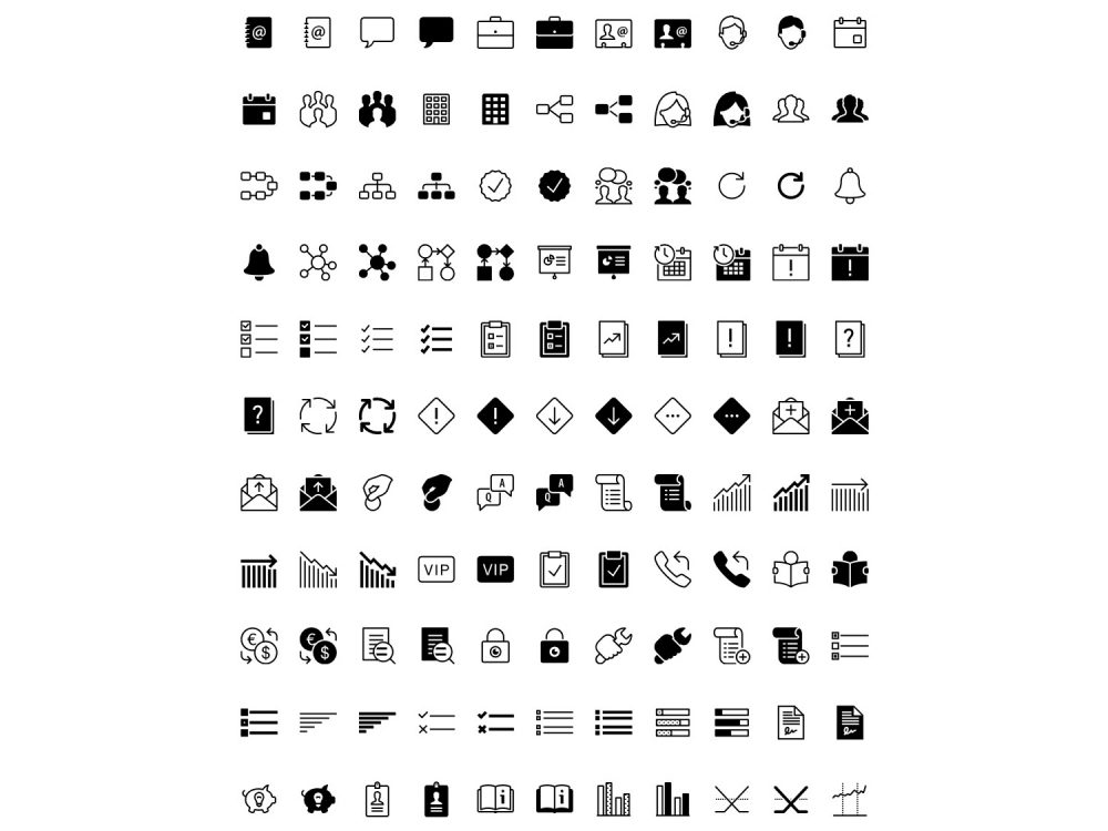 138 Free Business Icons for iOS