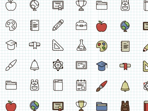 20 Free Vector Education Icons