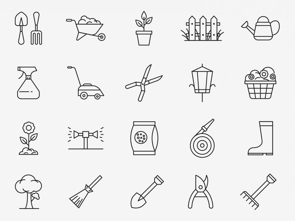 20 Gardening Vector Icons