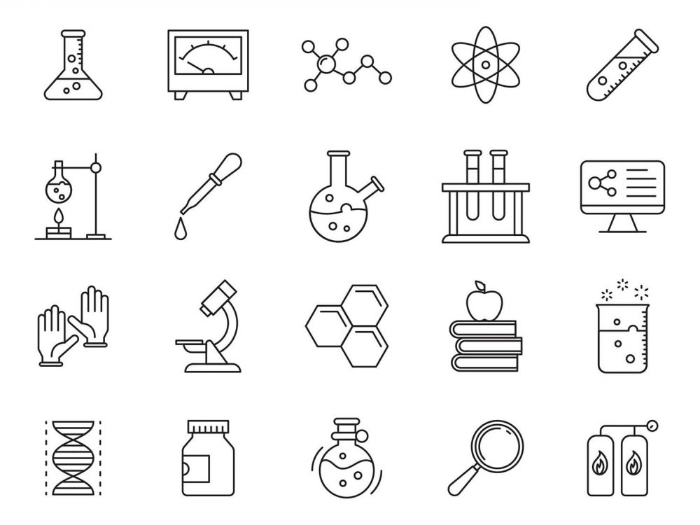 20 Laboratory Vector Icons