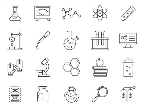20 Laboratory Vector Icons