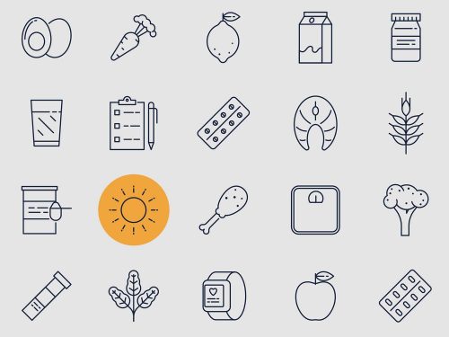 20 Nutrition Vector Icons