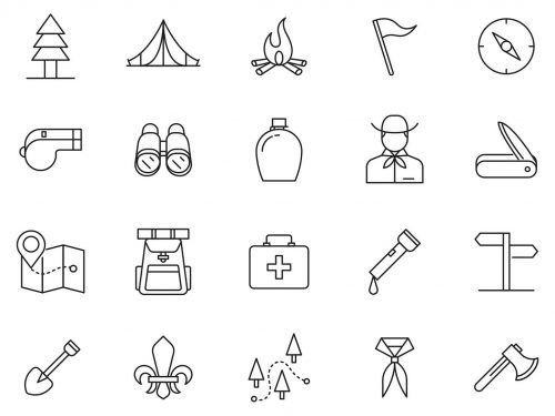 20 Scout Vector Icons