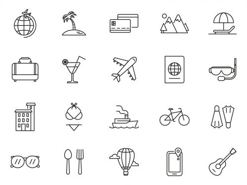 20 Vacation Vector Icons