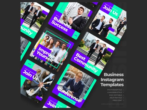 6 Business Social Templates