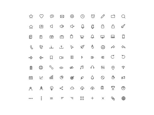 90 Daily Essential Icons