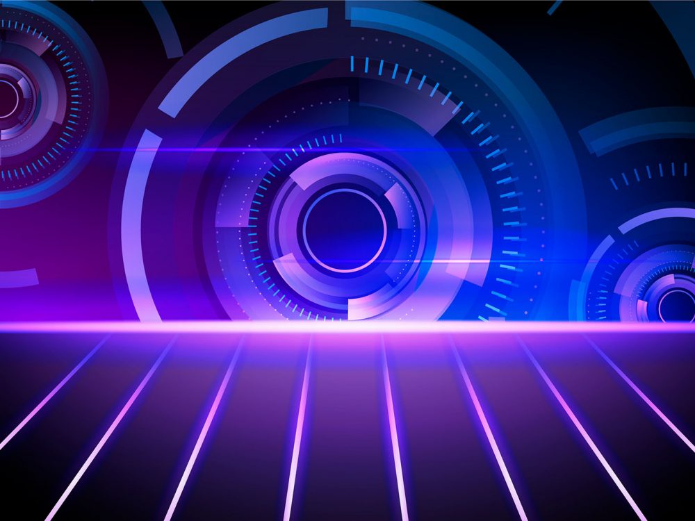 Abstract Background with Futuristic Elements