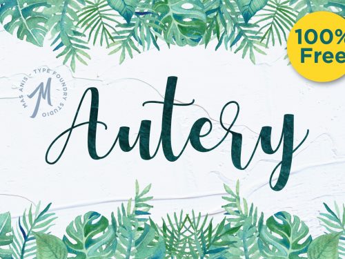 Autery Script Free Font