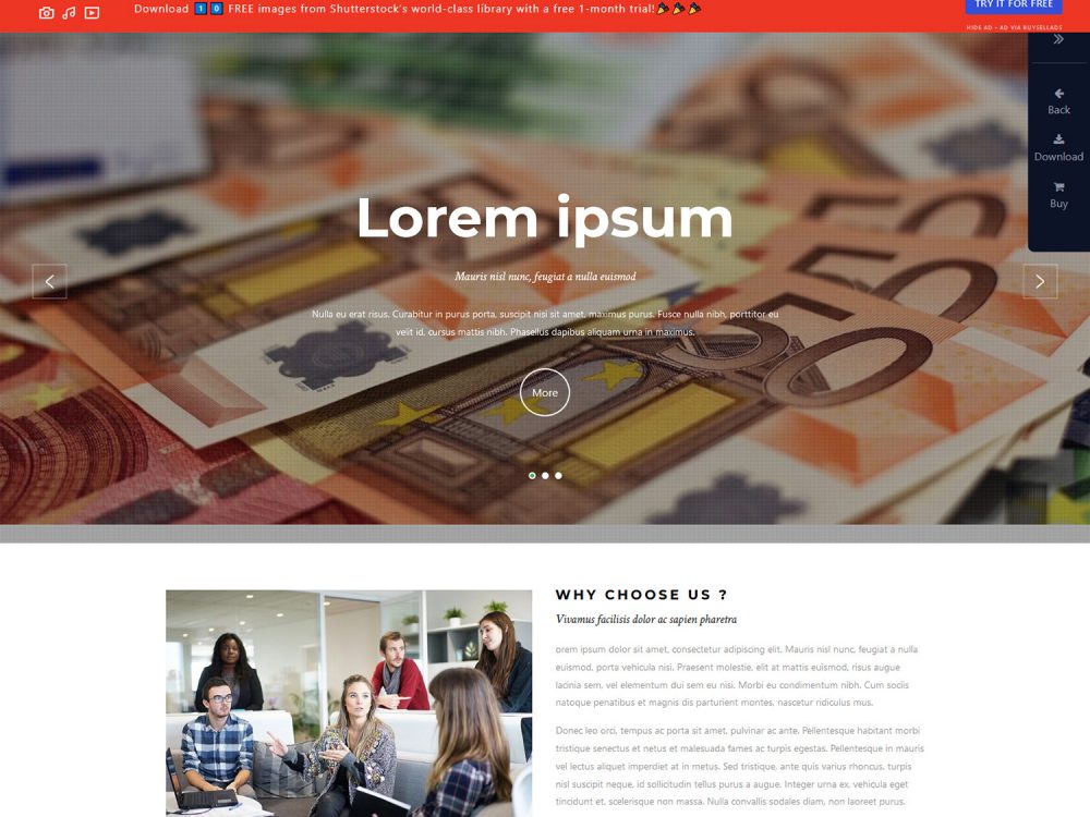 Bank Online HTML Template