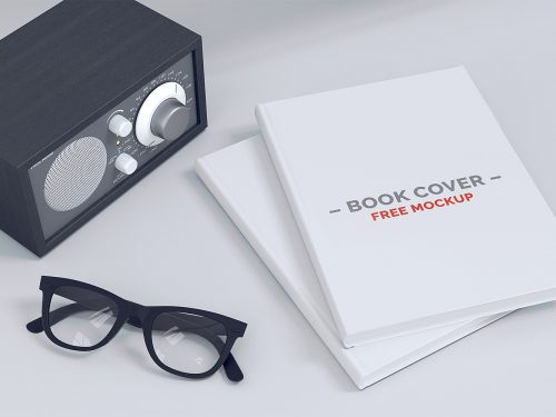 Book Cover Free Mockup