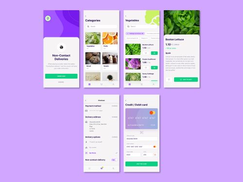 Delivery App UI Kit