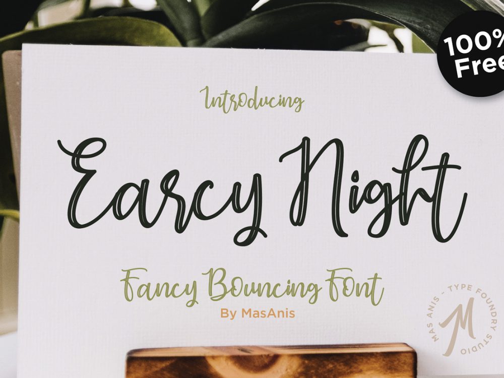 Earcy Night Free Font