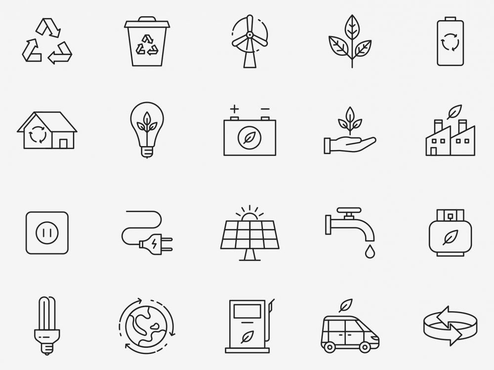 Ecology Vector Icons