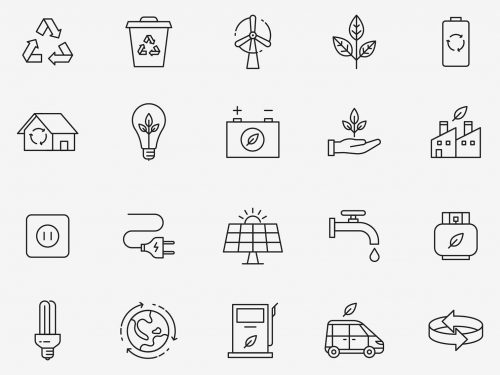 Ecology Vector Icons