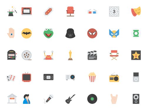 Entertainment Icons Pack