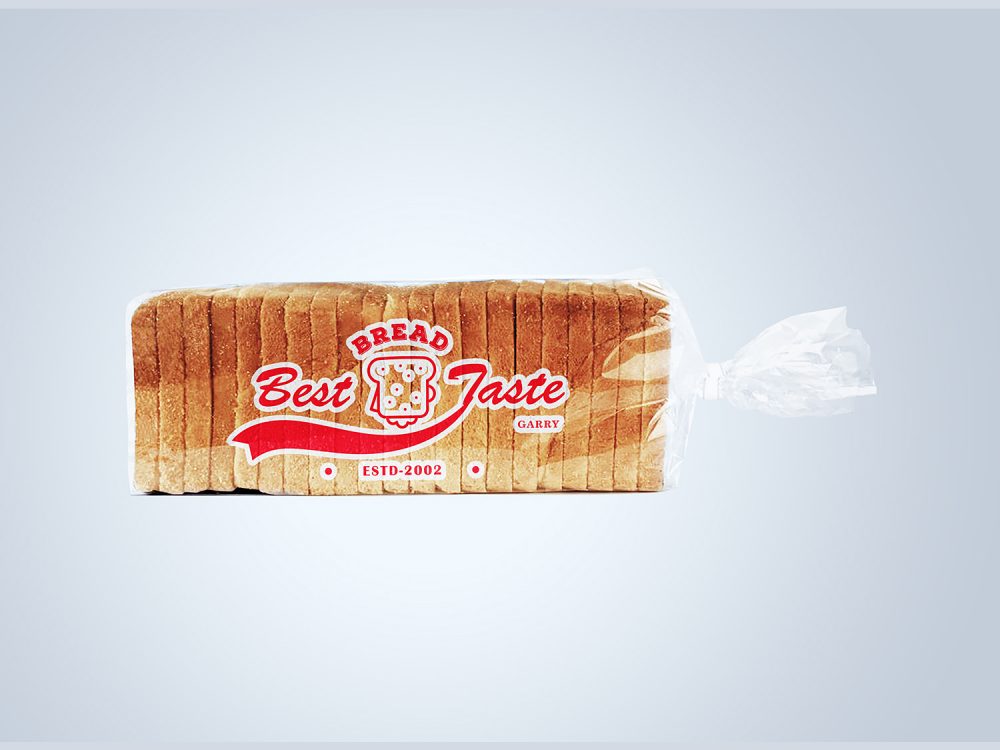 Free Bread and Cookies Plastic Bags Mockup 2