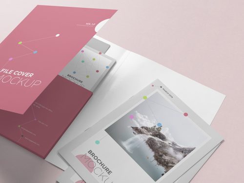 Free Folder Mockup PSD