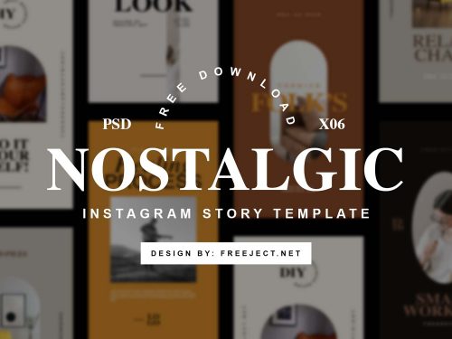 Free Nostalgic Instagram Story Template Design