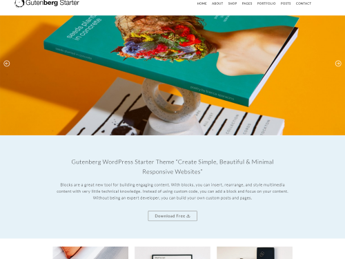 Gutenberg Starter WordPress Theme