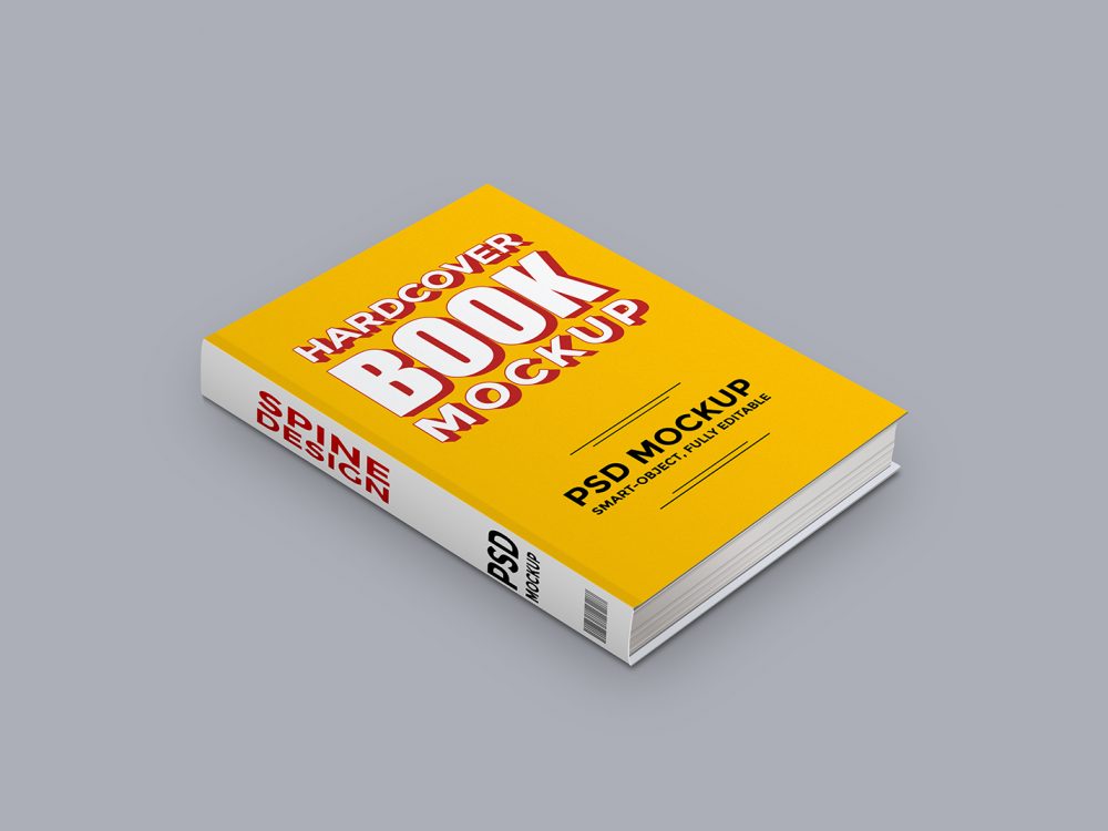 Hardcover Book PSD Mockup