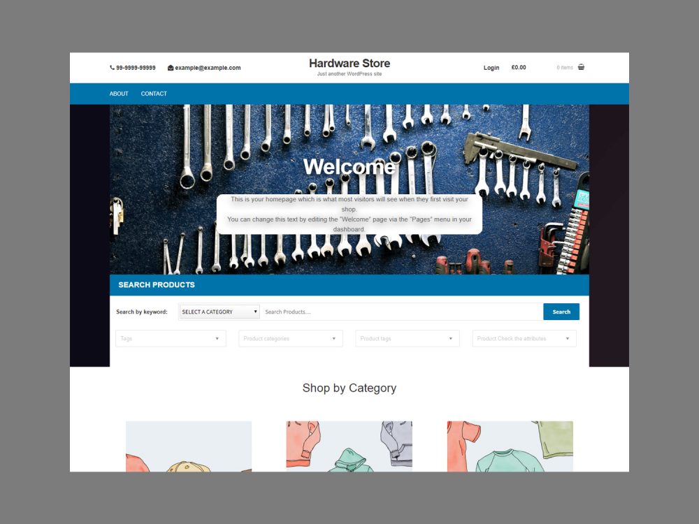 Hardware Store WordPress Theme