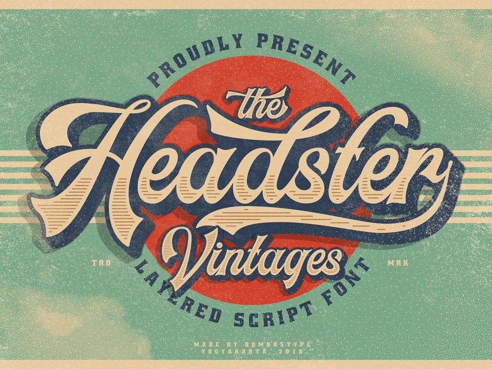 Headster Vintage Free Font Demo