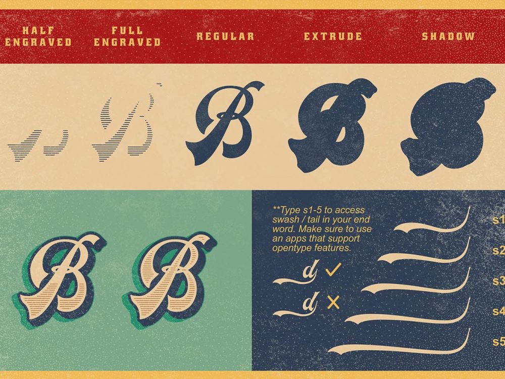 Headster Vintage Free Font Demo
