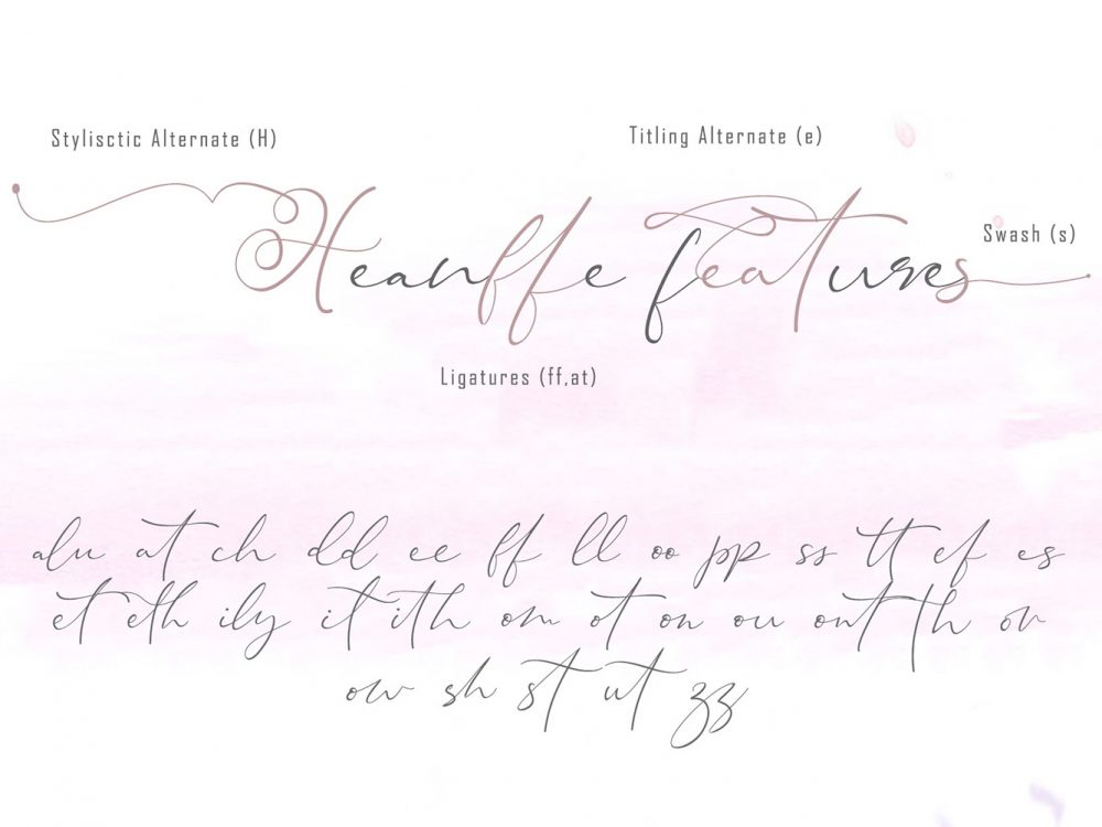 Heanffe Font