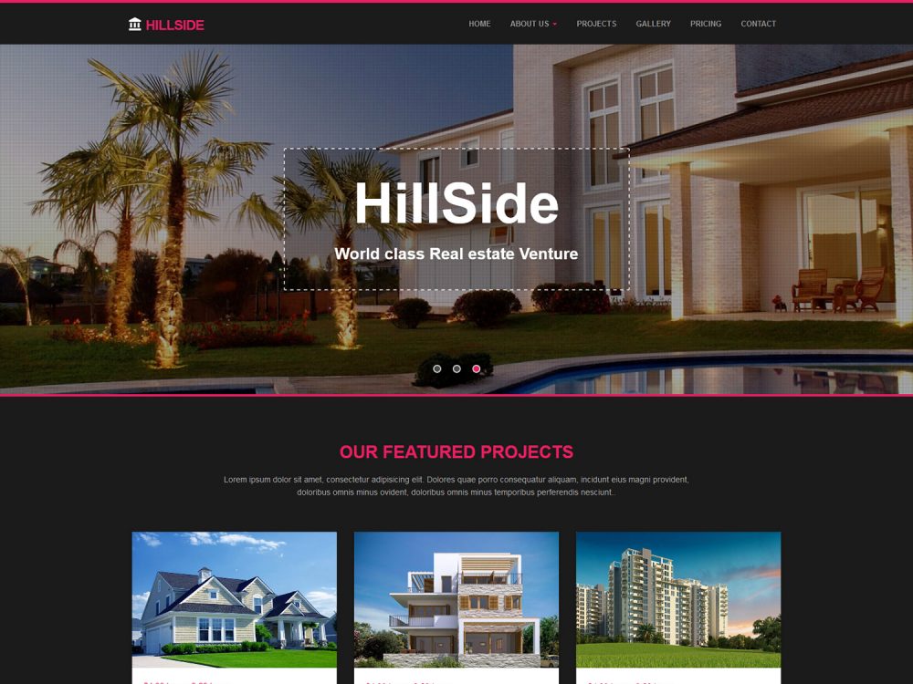 Hillside Real-estate Bootstrap Responsive Web Template