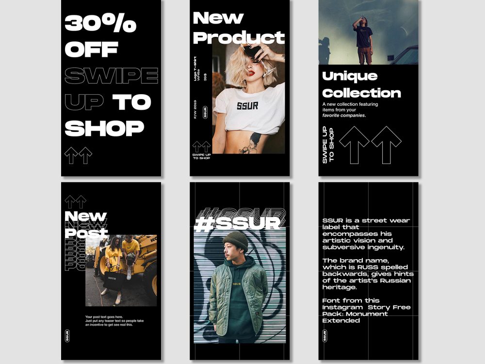 Instagram Stories - Free Templates