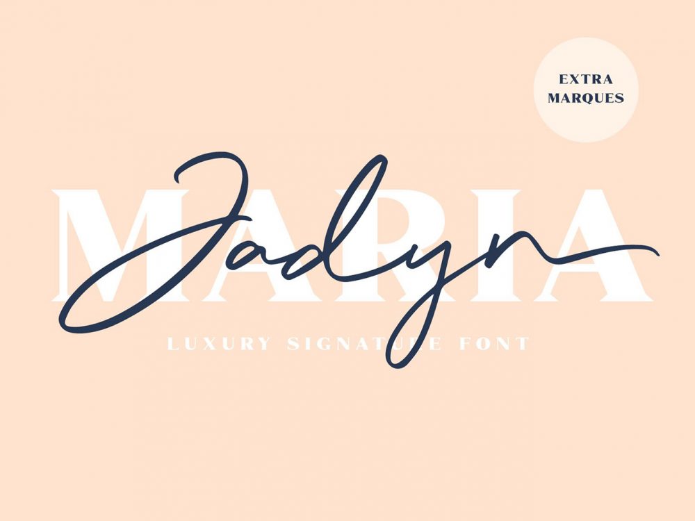 Jadyn Maria Luxury Font