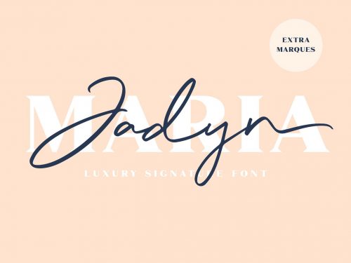 Jadyn Maria Luxury Font