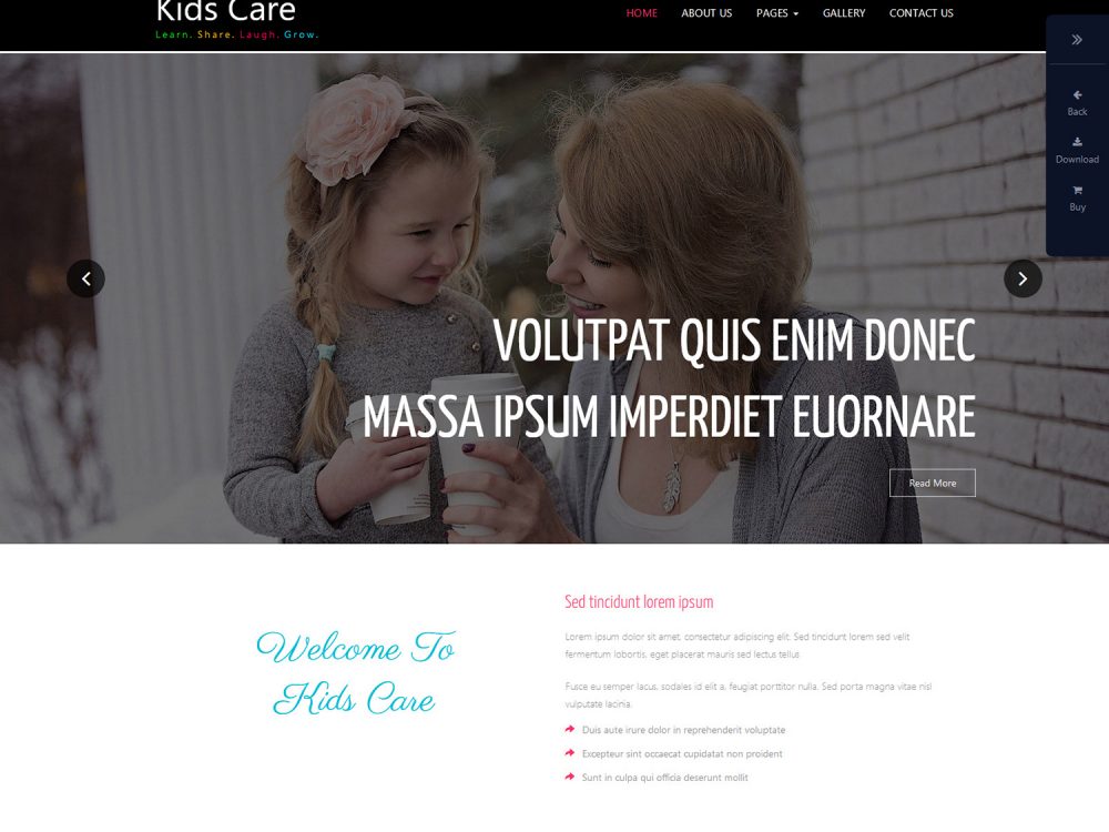 Kids Care HTML Template
