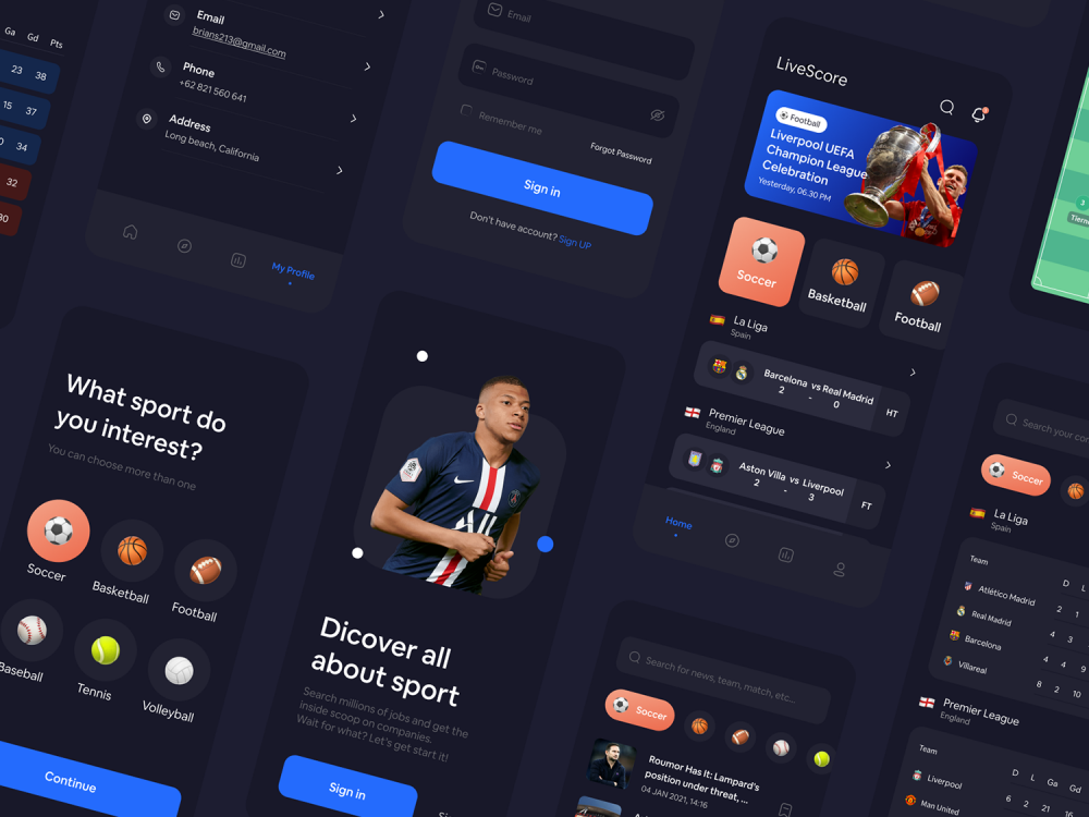 Live Score UI Kit
