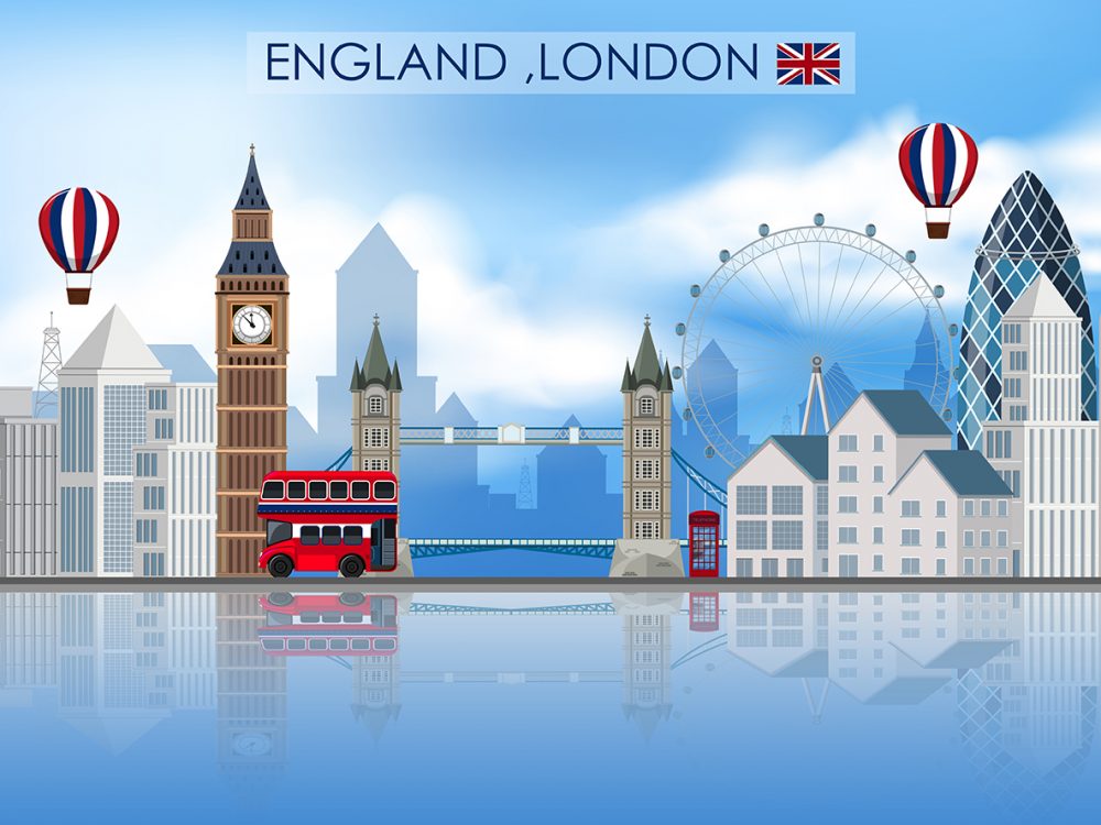 London Landmark Illustration