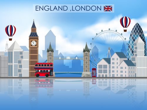 London Landmark Illustration