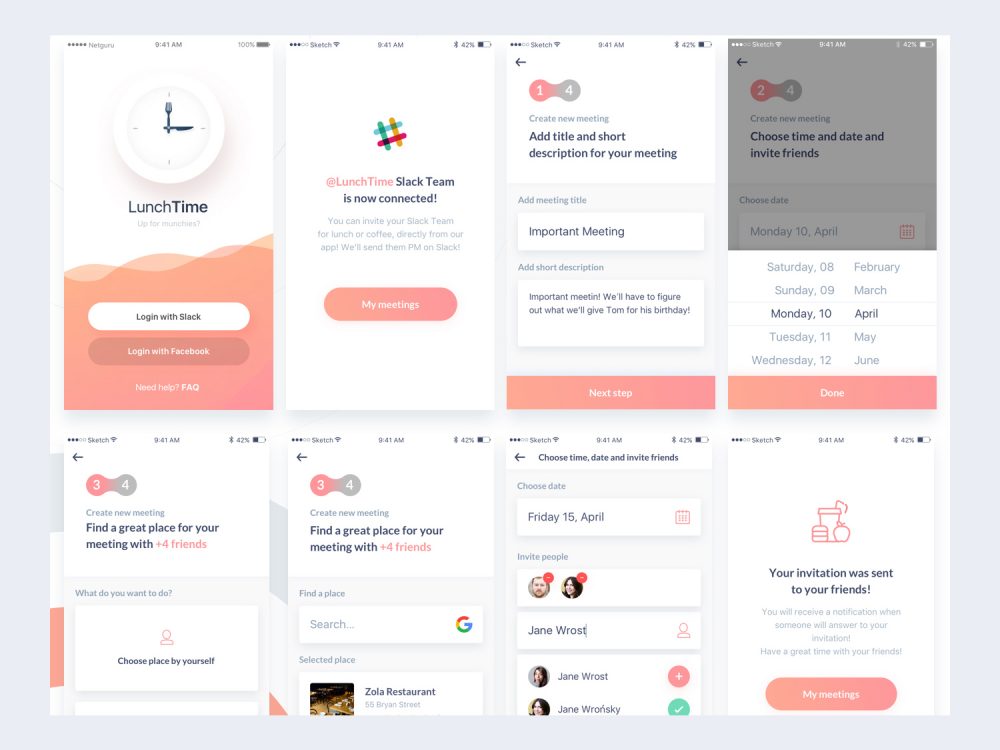 LunchTime UI Kit 2