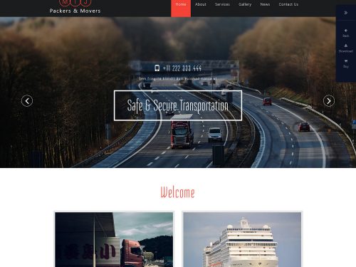 MTJ a Transportation Category Bootstrap Responsive Web Template
