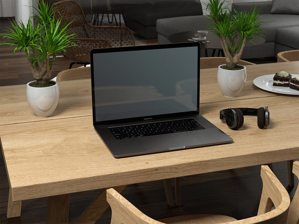 MacBook Pro Mockup Free PSD