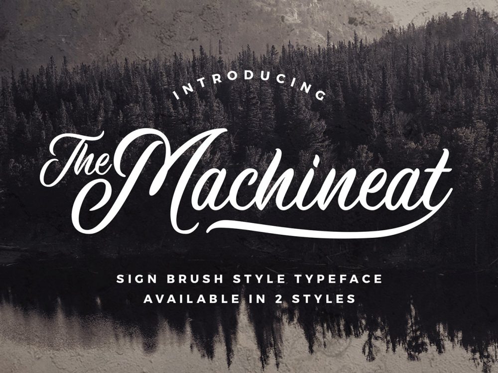 Machineat Font Demo