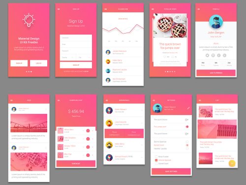 Matta Material UI Kit