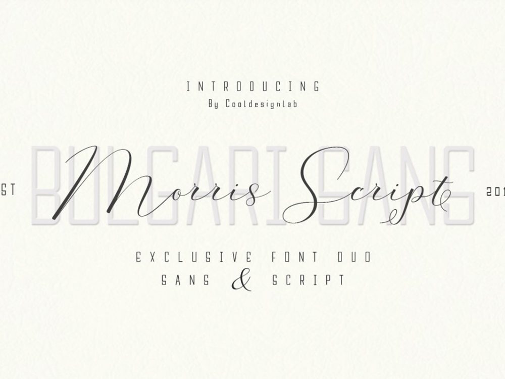 Morris Signature Script Font