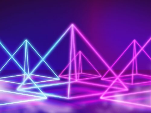 Neon Lights Background Concept