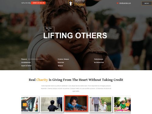 Orphanage Home Web Template