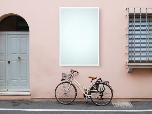 Outdoor Street Poster Mockup