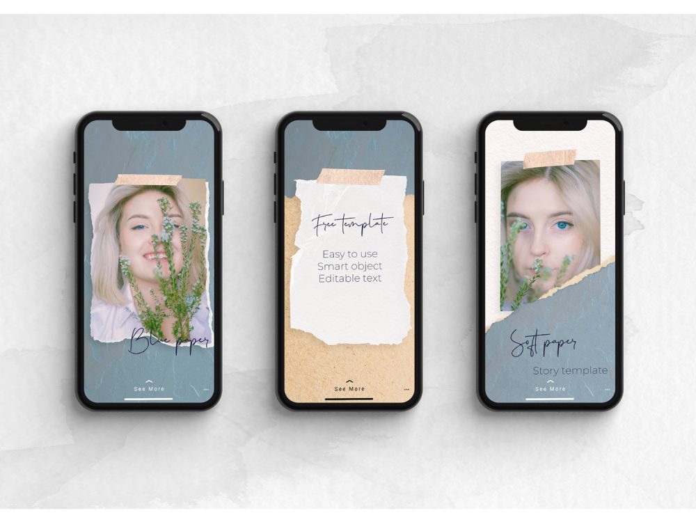 Paper Free Instagram Template 3