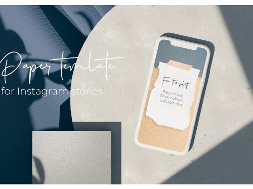 Paper Free Instagram Template