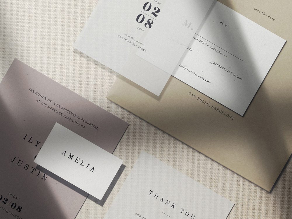 Paper Free Mockup PSD Scene