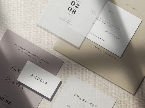 Paper Free Mockup PSD Scene