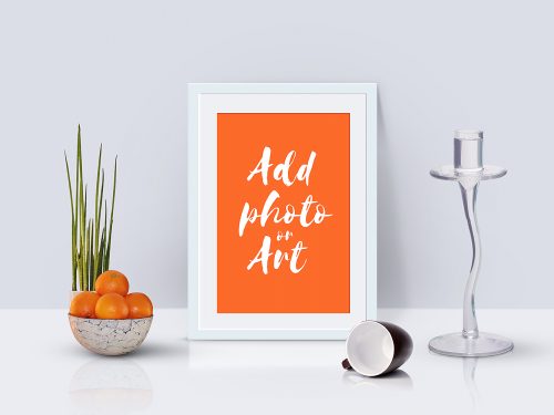 Photo Frame Mockup Scene